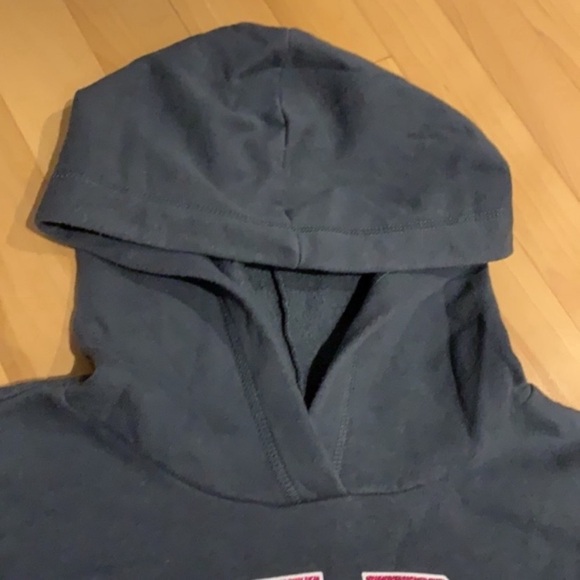 Aeropostale Girls Grey Kanga Hoodie with Pink Glitter - size YL - Picture 3 of 16